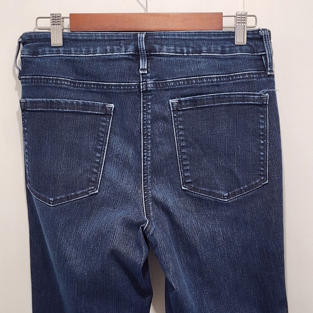 Athleta Sculptek‎ Skinny Jeans Dark Wash Women's Size 10 - Picture 6 of 11